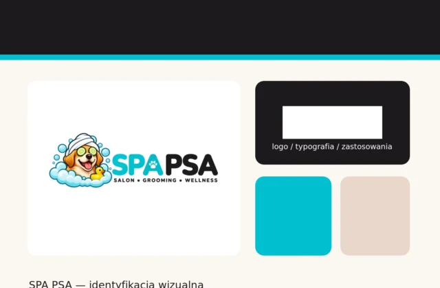 Identyfikacja wizualna SPA PSA — logo, kolorystyka i system marki